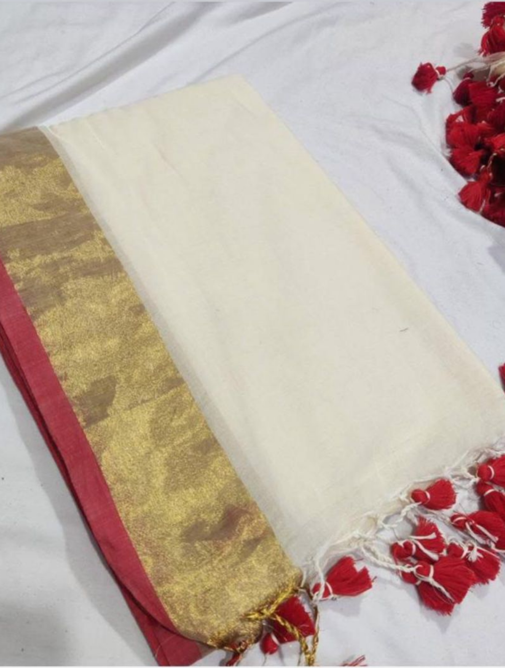 6AUG25. Mulcotton Kerala Saree