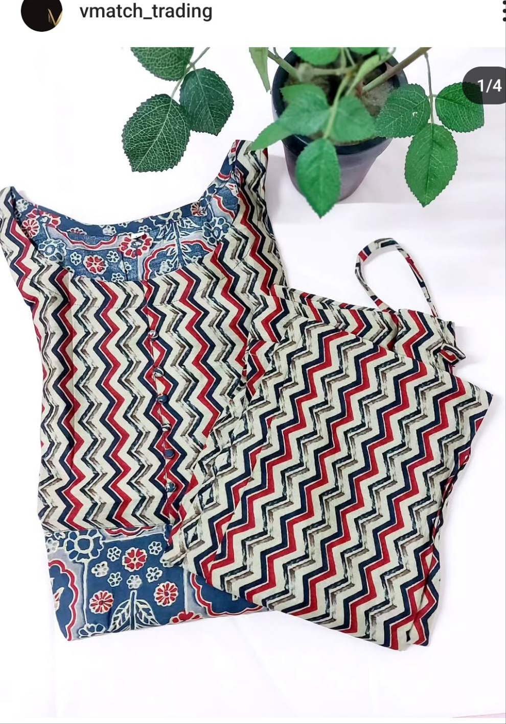 OS 37. Semi Muslin Top with Bottom.