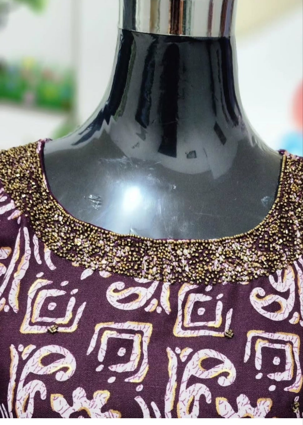 OS 39. Slitted Cotton mix kurthi.