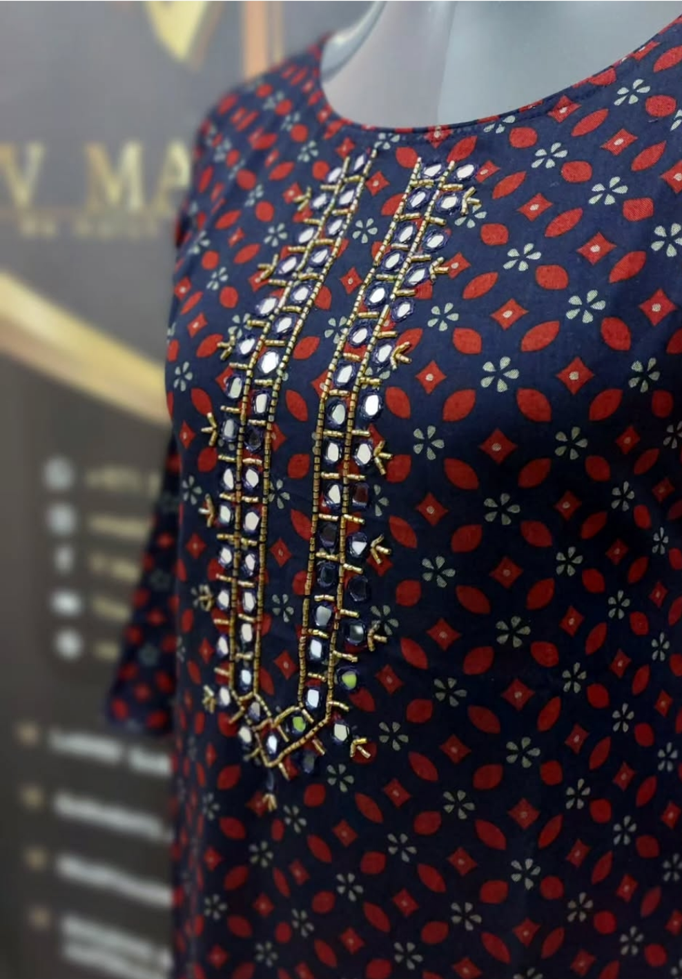 OS44 Rayon kurthi