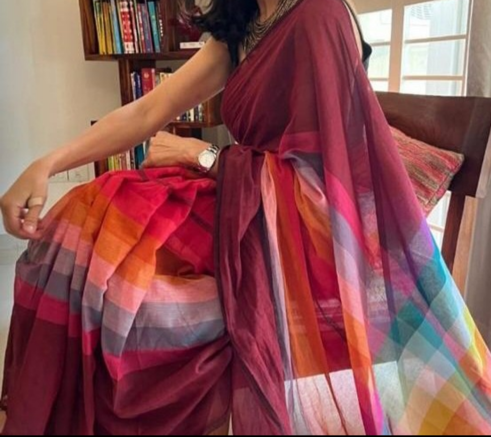 35AUG25. MULCOTTON SAREE
