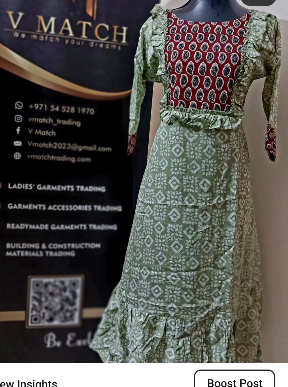 OS 40. Cotton Mix A line Top.