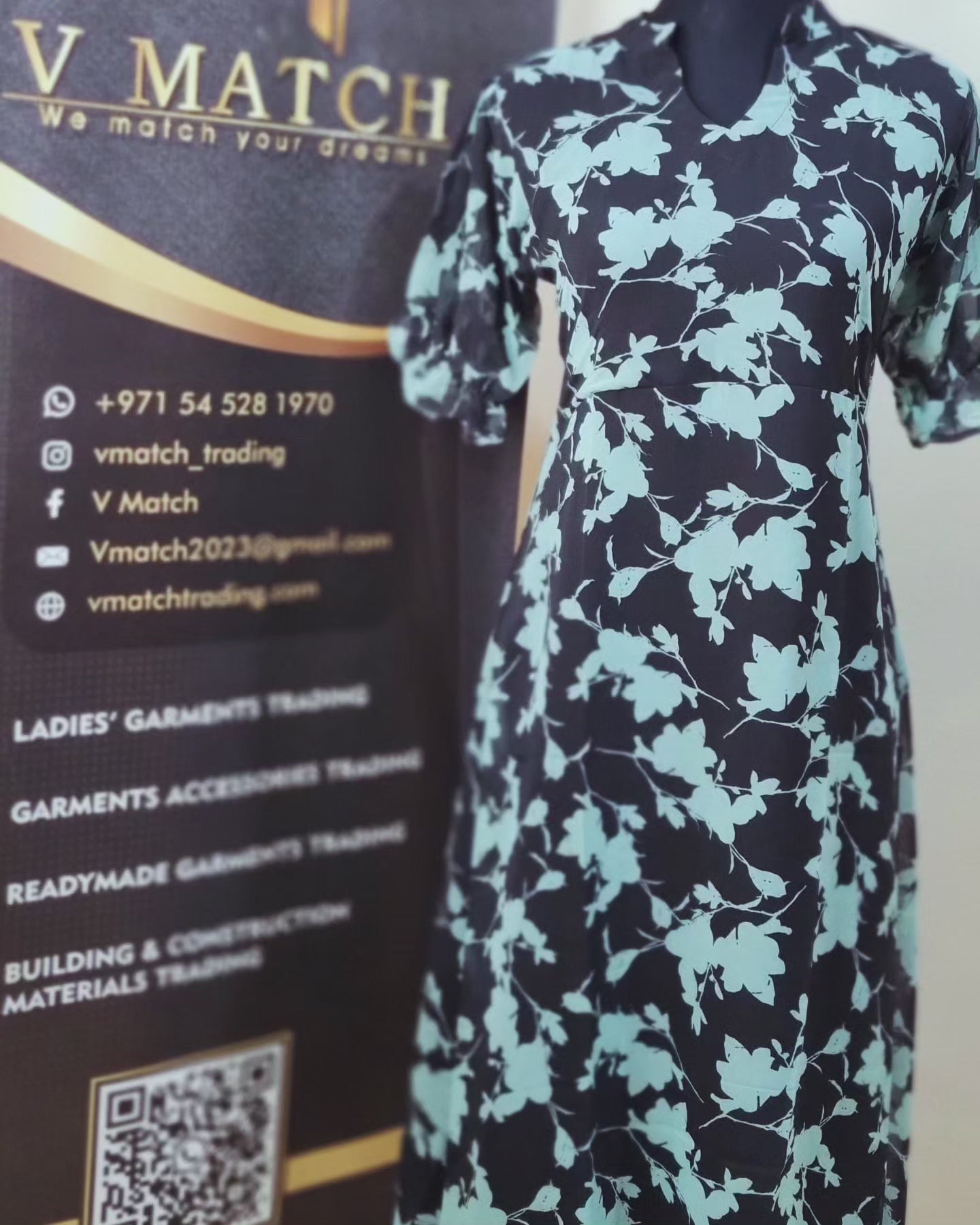 26JN24Beautiful Georgette Frock with Puff Sleeve!!!