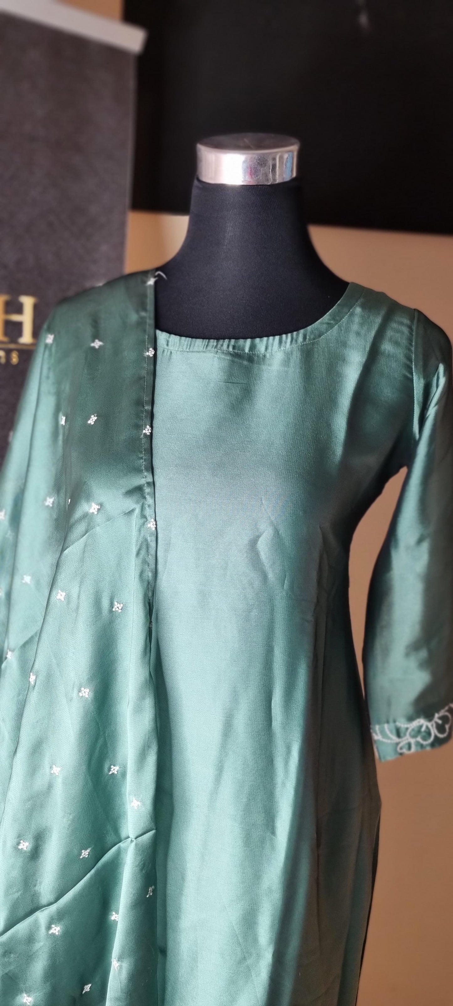 20Sep24.Georgette Silk 3 Piece set!!