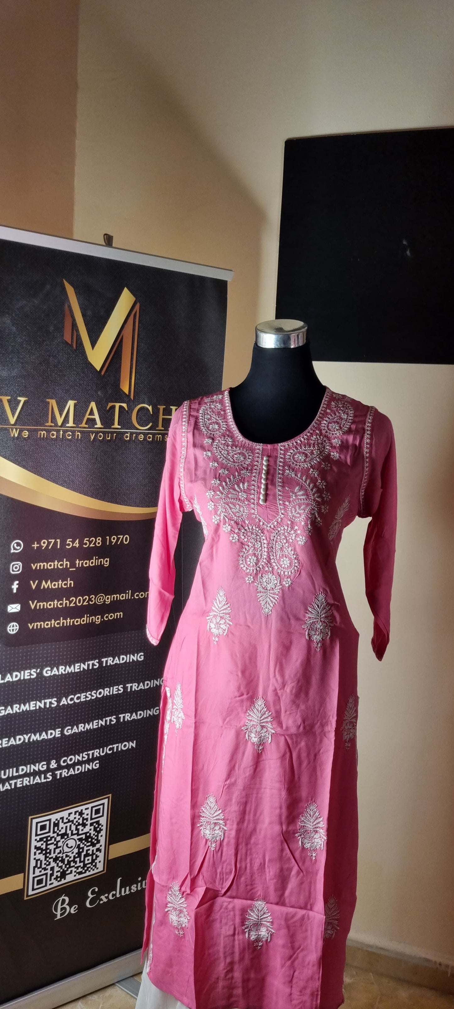 21Sep24 Soft Cotton Chikankari Slitted Top