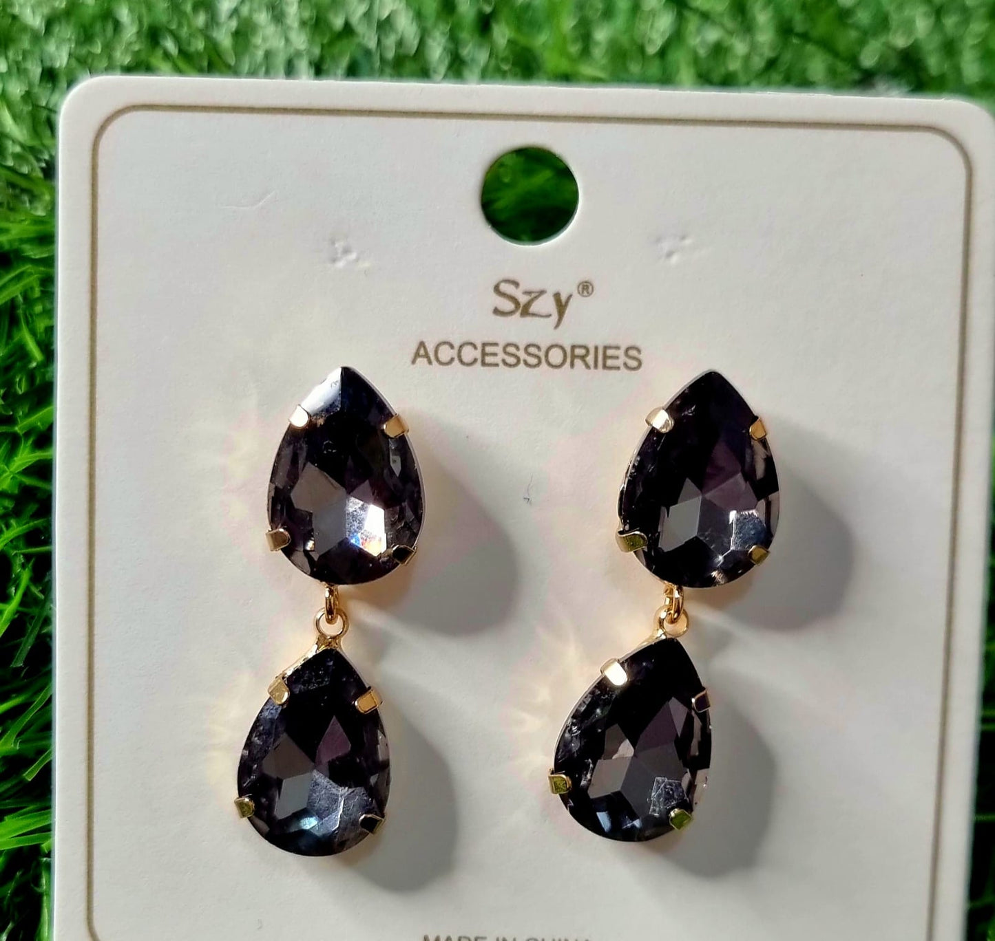 AC ER04. Crystal Earrings.