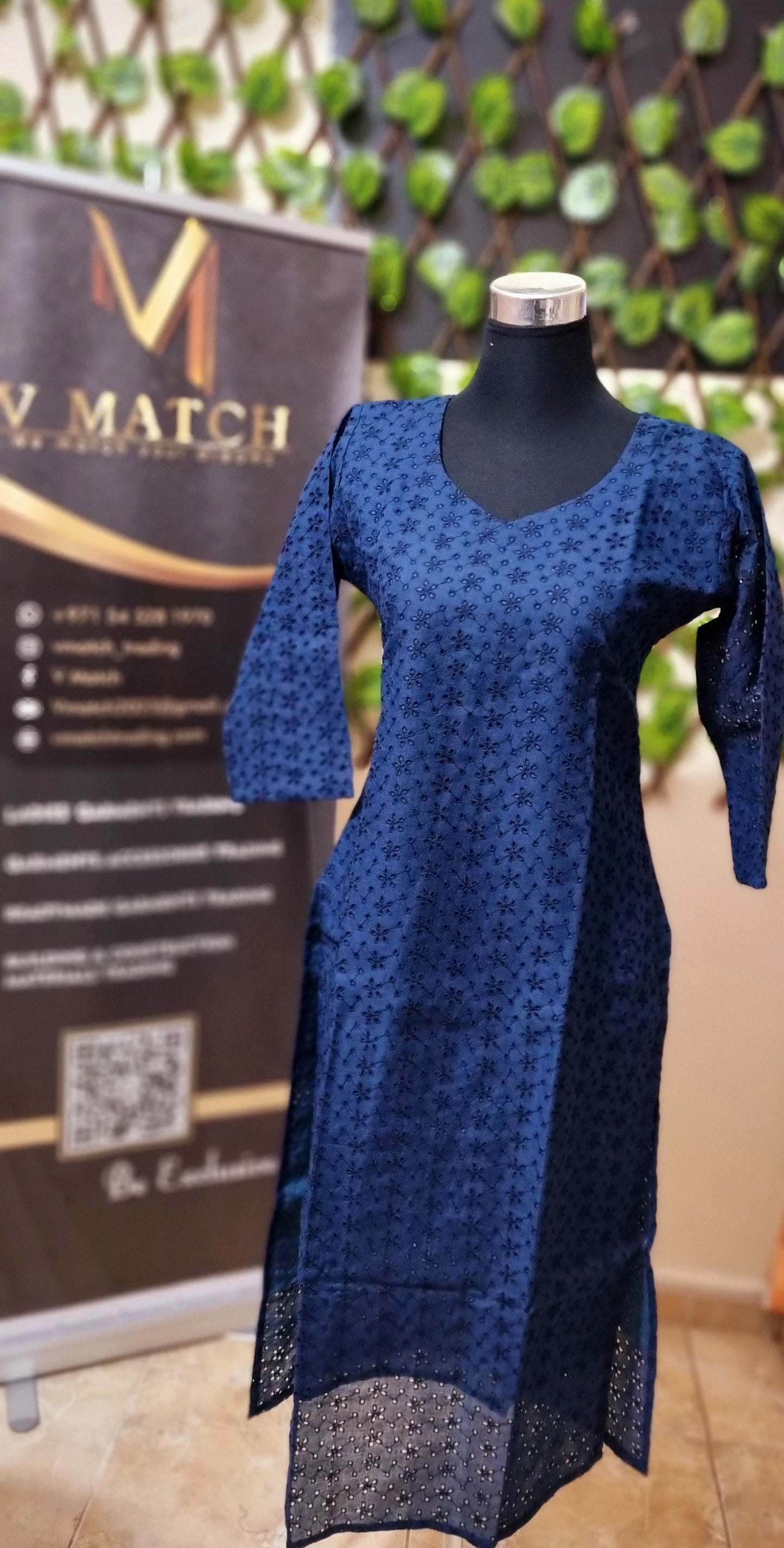 17FEB25. Beautiful Cotton Hakkoba Slitted Top with Lining.