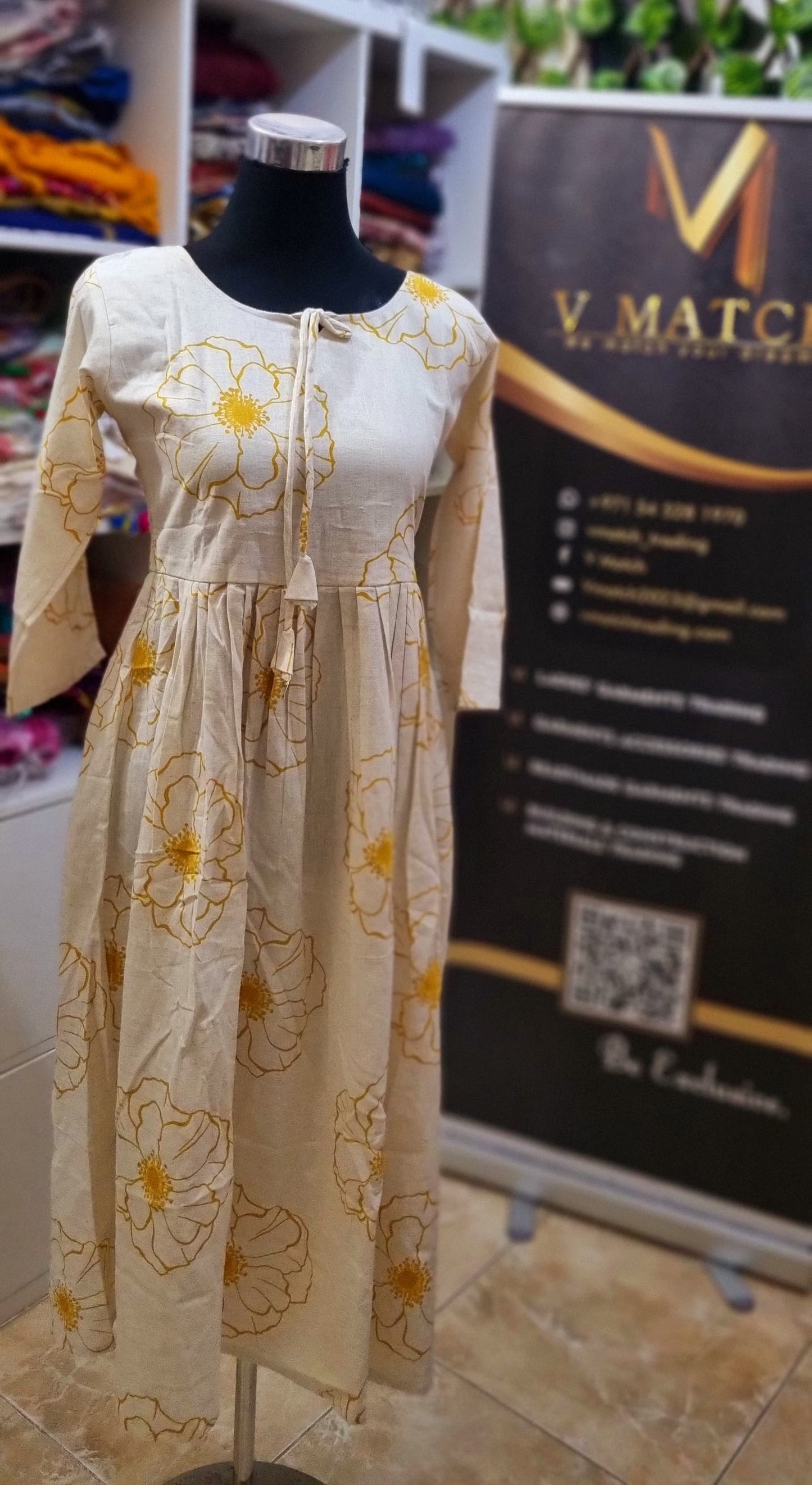 19AUG25. Khadi Cotton Frock
