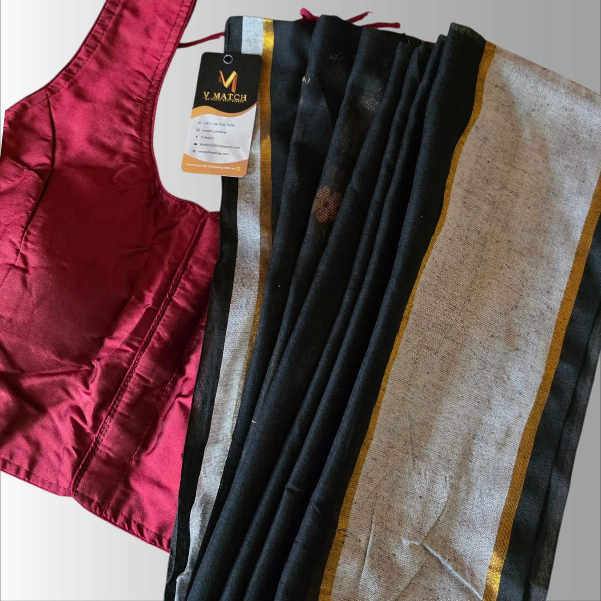 76526. Mulcotton Saree.