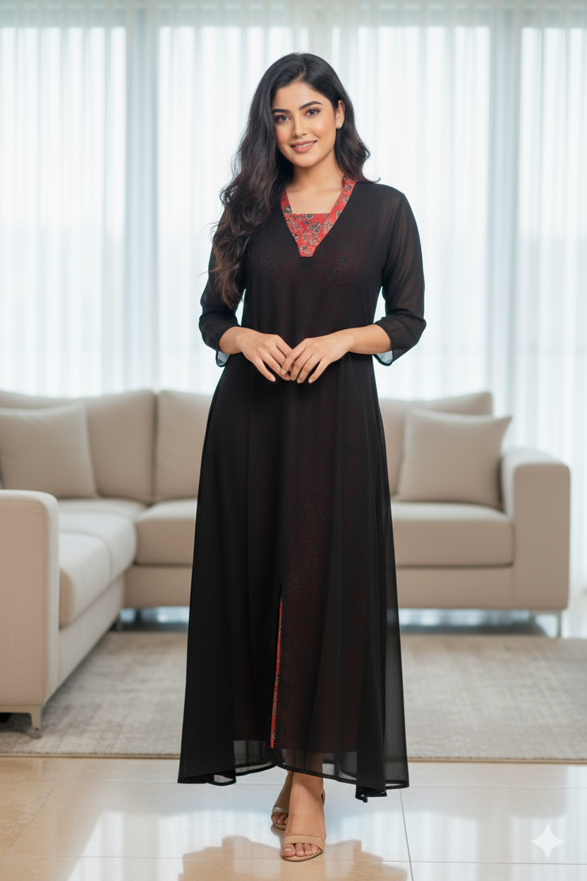 OS64 Beautiful Georgette Removable Jacket with Cotton Inner!!!