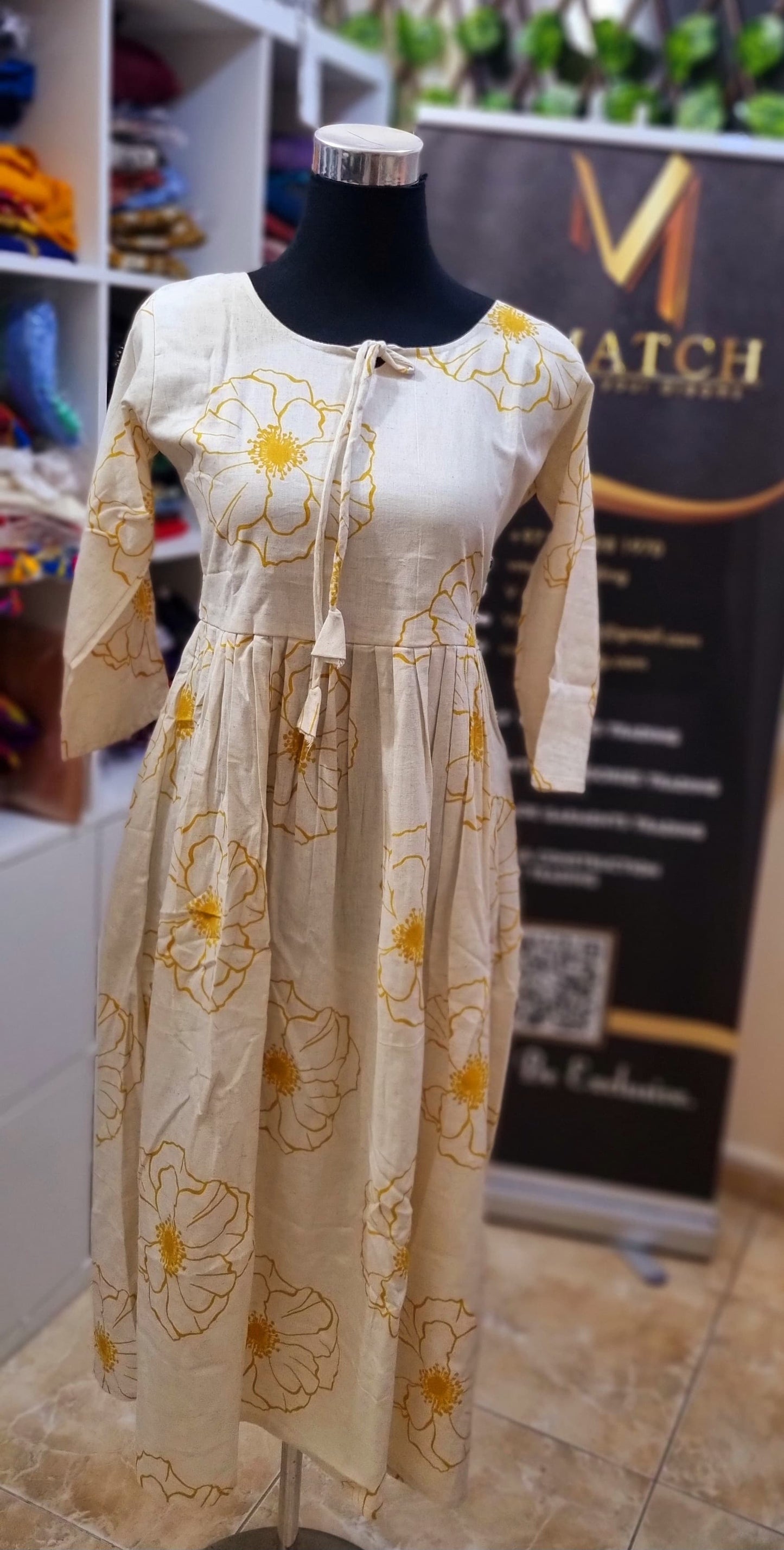 19AUG25. Khadi Cotton Frock