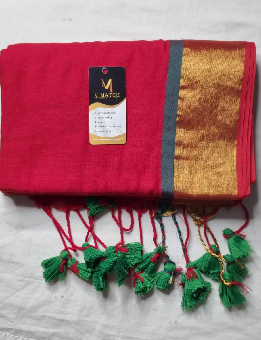 3AUG25.MUL COTTON SAREE.