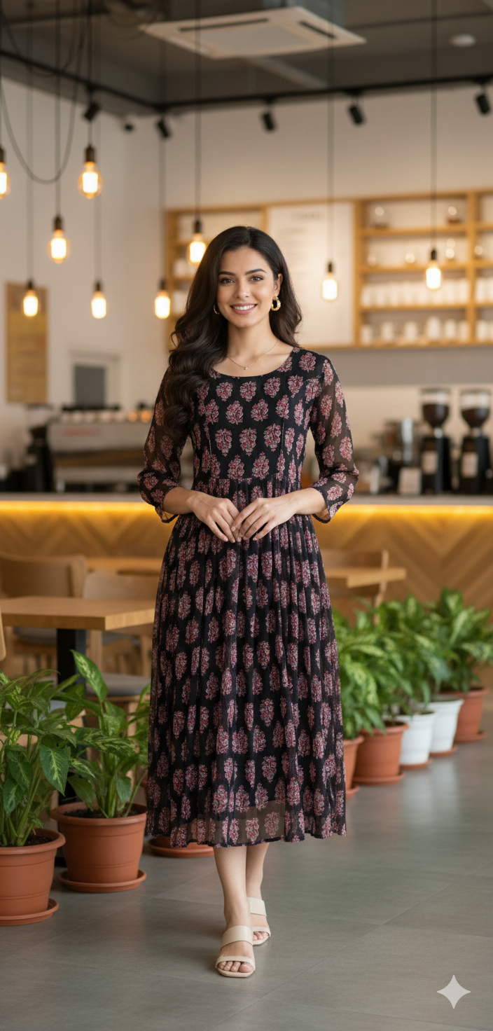 19NOV24.Beautiful Georgette Frock!!!