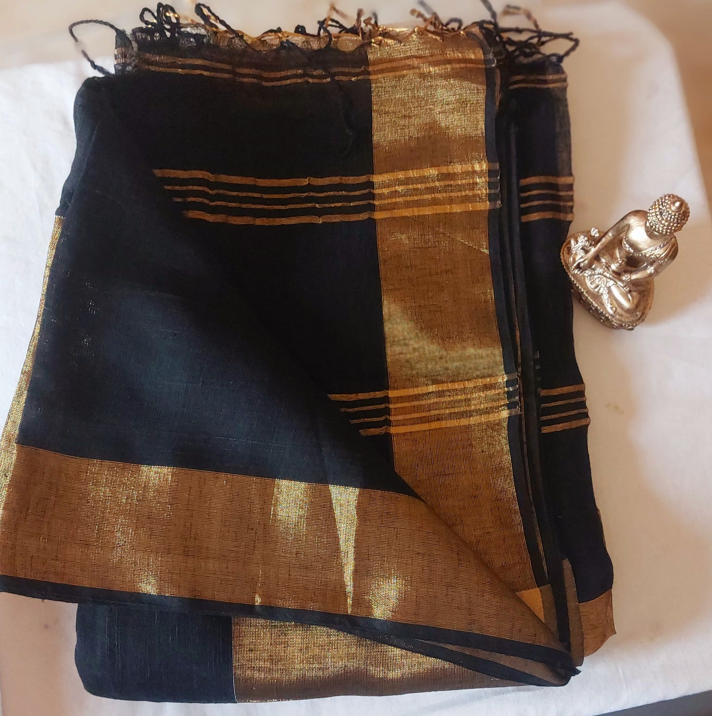 20AUG25. 120 COUNT LINEN SAREE