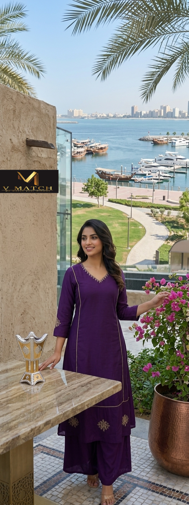 50426. Premium Vichitra Silk 2 Piece Set.