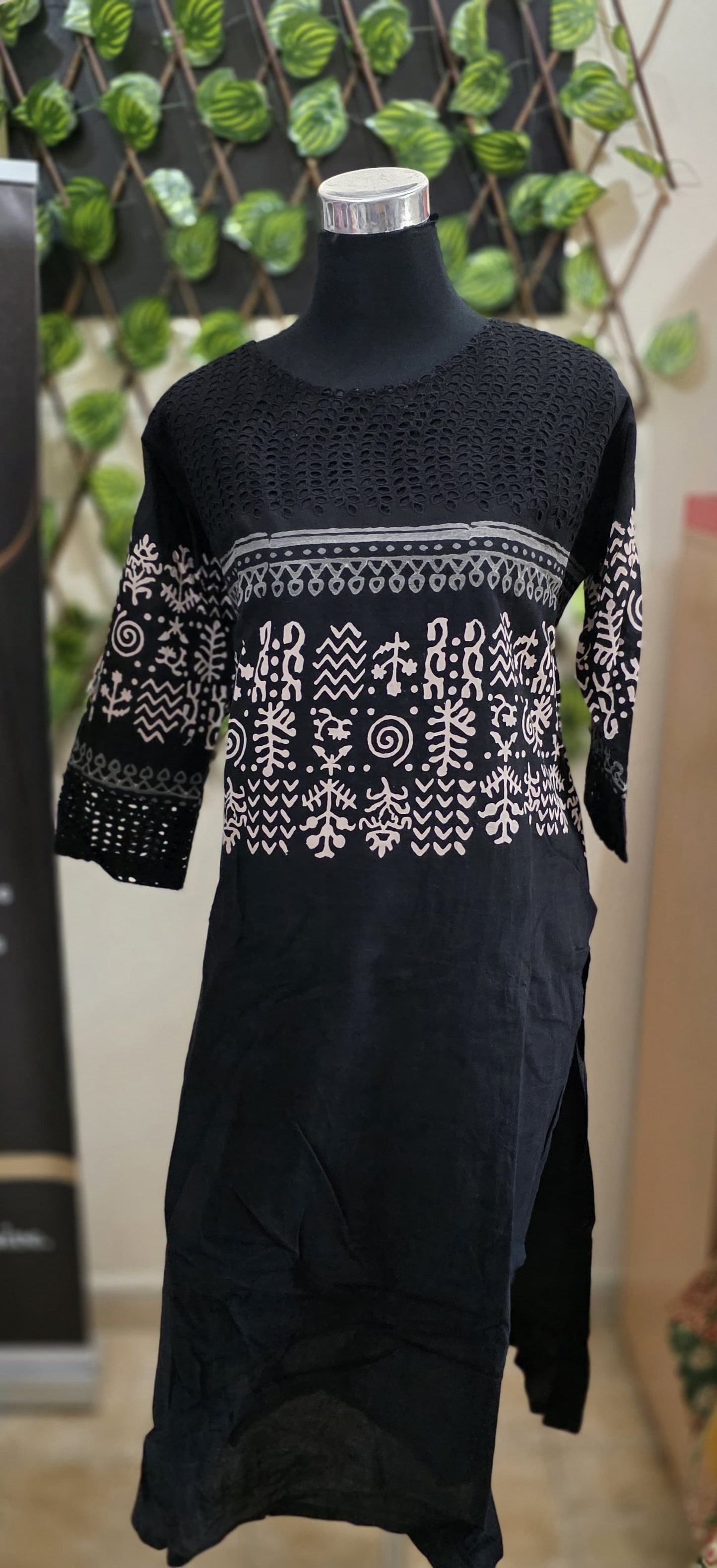 Plus size 2. Cotton Slitted Top with Lining