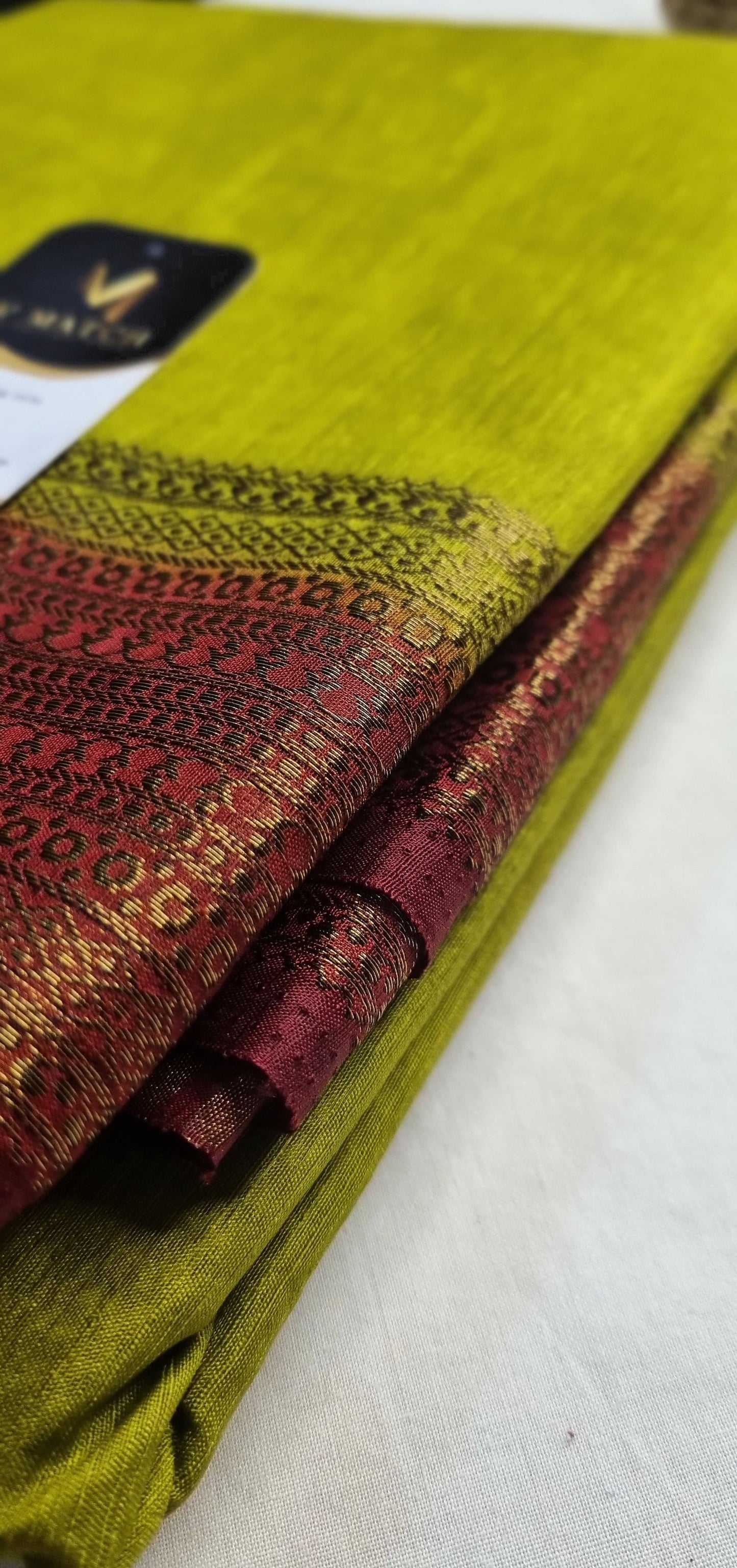 12SEP25. Semi Jute Silk Saree.