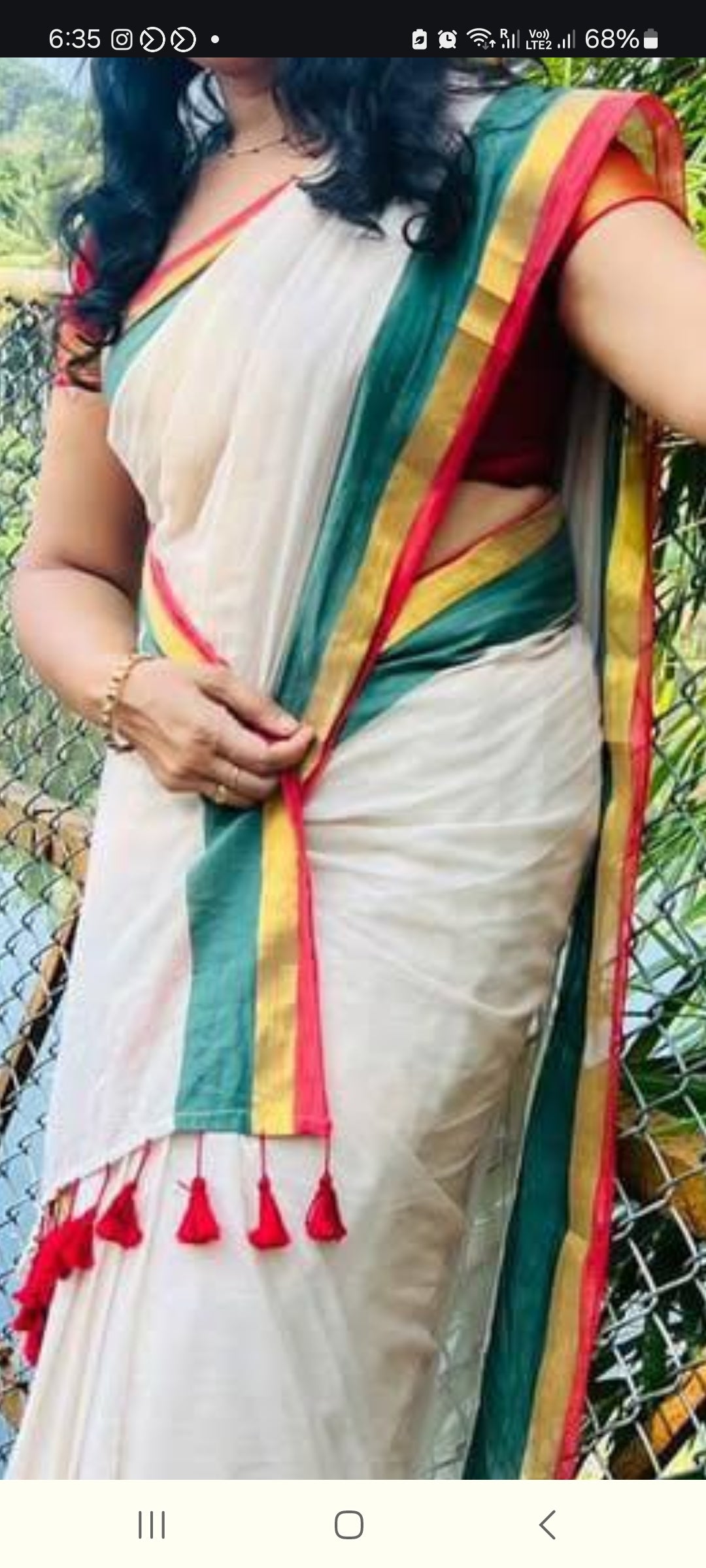 25AUG25. MULCOTTON SAREE