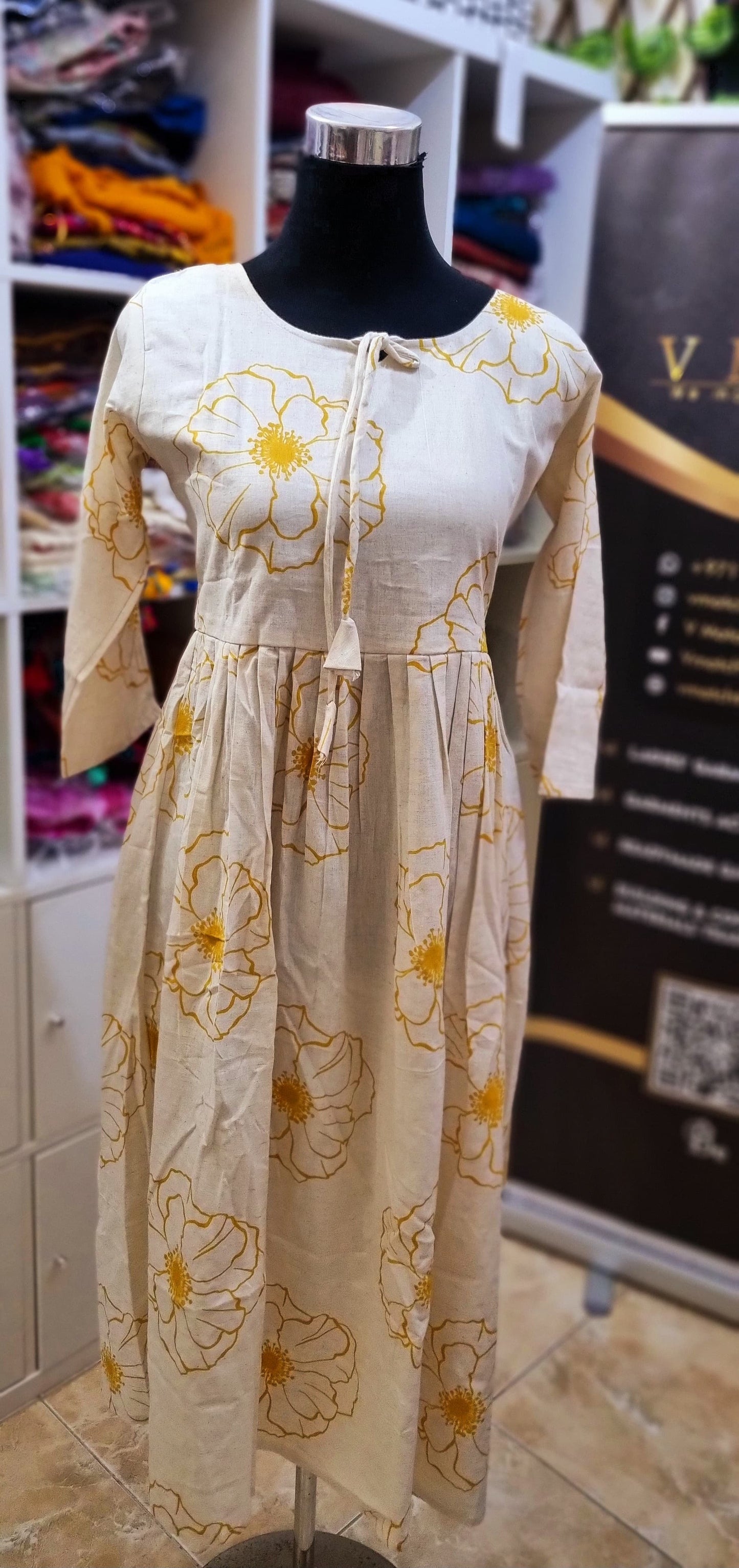 19AUG25. Khadi Cotton Frock