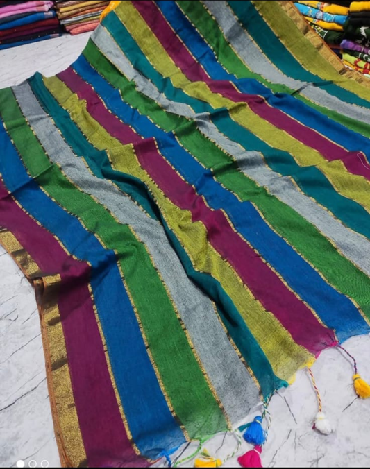 13AUG25.MUL COTTON SAREE.