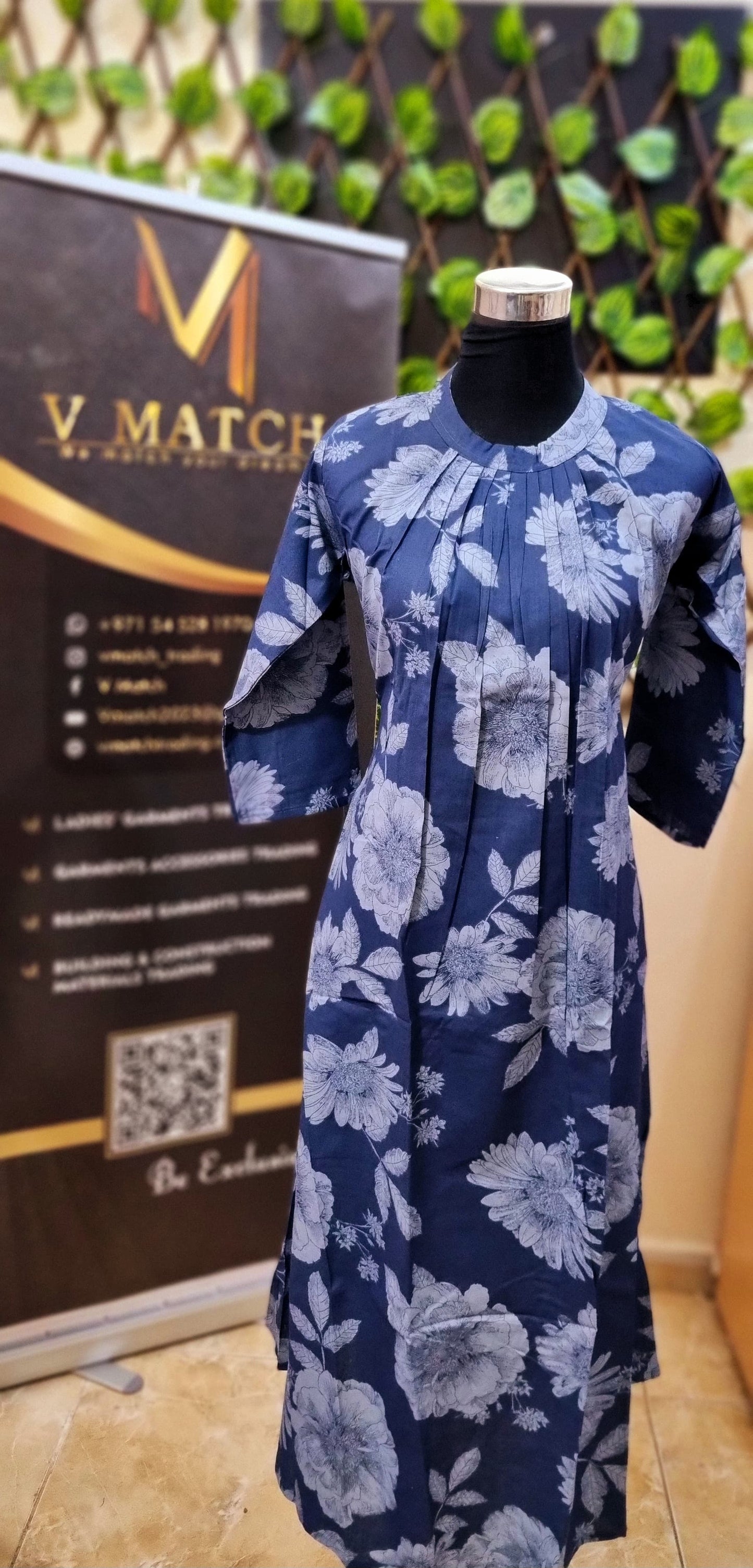 16APR25. A-line Cotton with Round Neckline