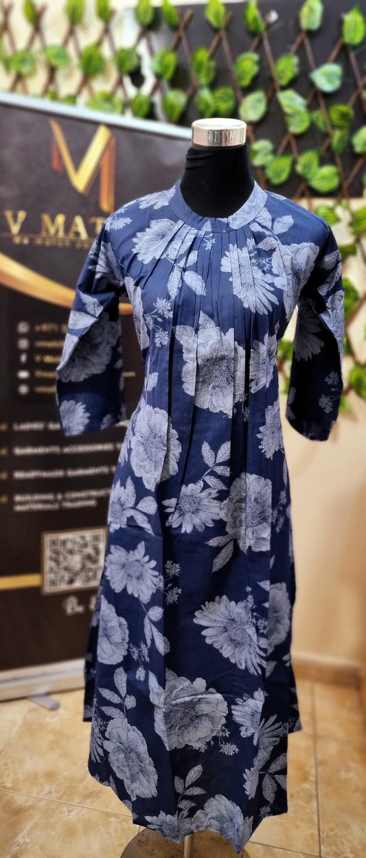 16APR25. A-line Cotton with Round Neckline