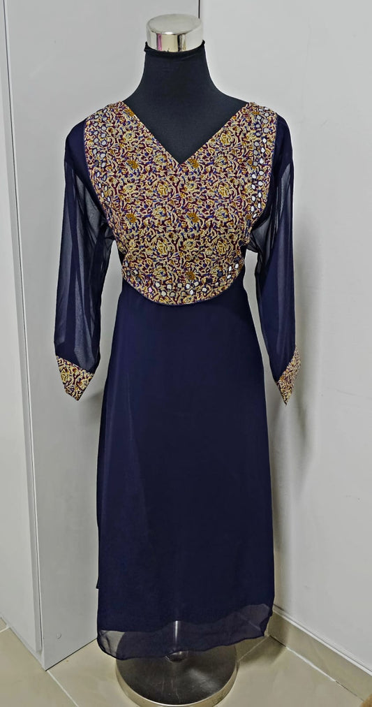 24APRBZ25. GEORGETTE ALINE TOP