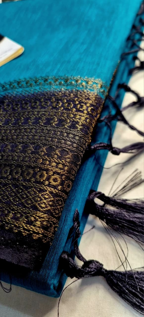 11SEP25. Semi Jute Silk Saree.