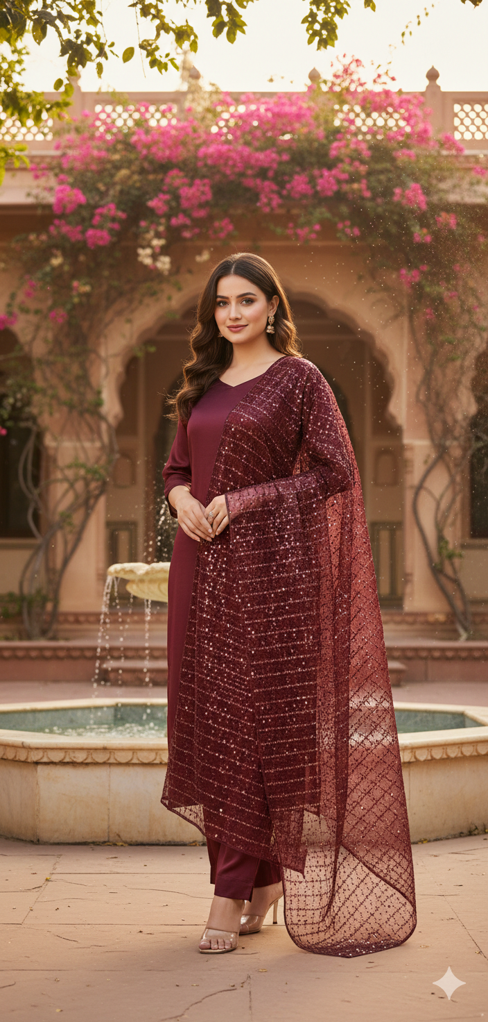 19226.The Regal Fendi 3-Piece Silk  Suit Set.