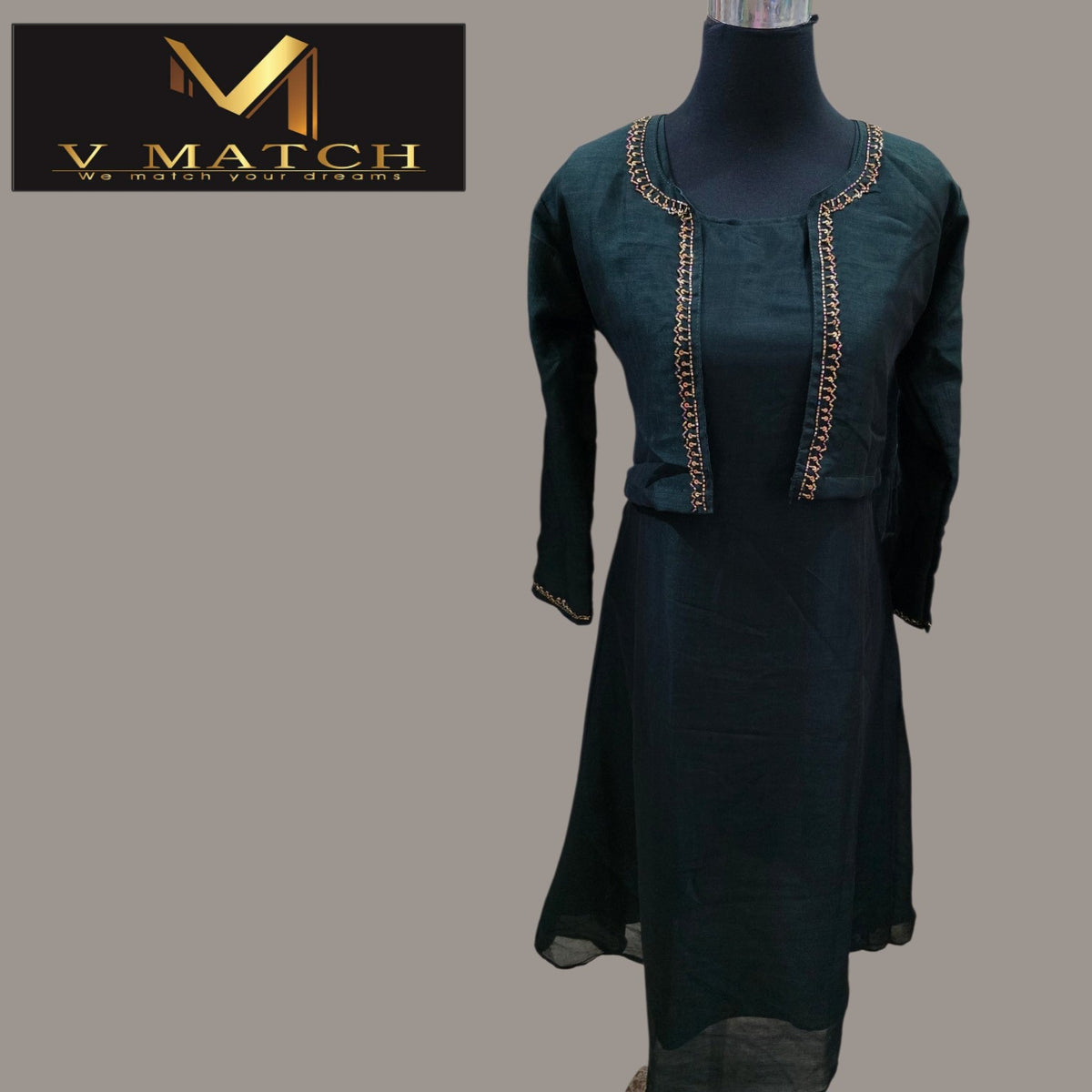 73226.Vichitra Silk Jacket Top.