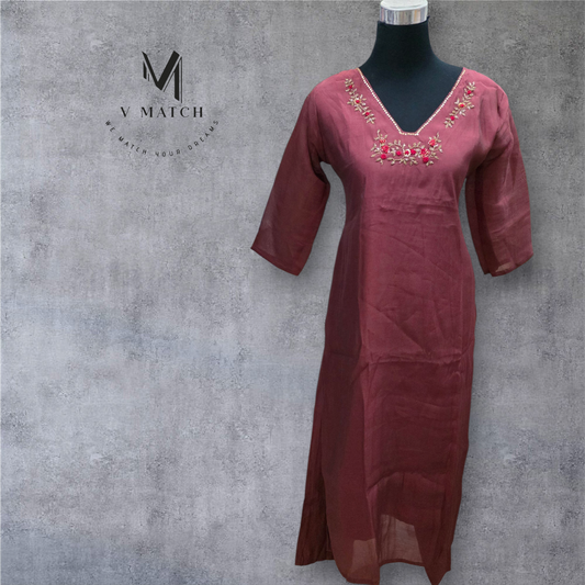 37226. Mul-Chanderi Co ord Set.