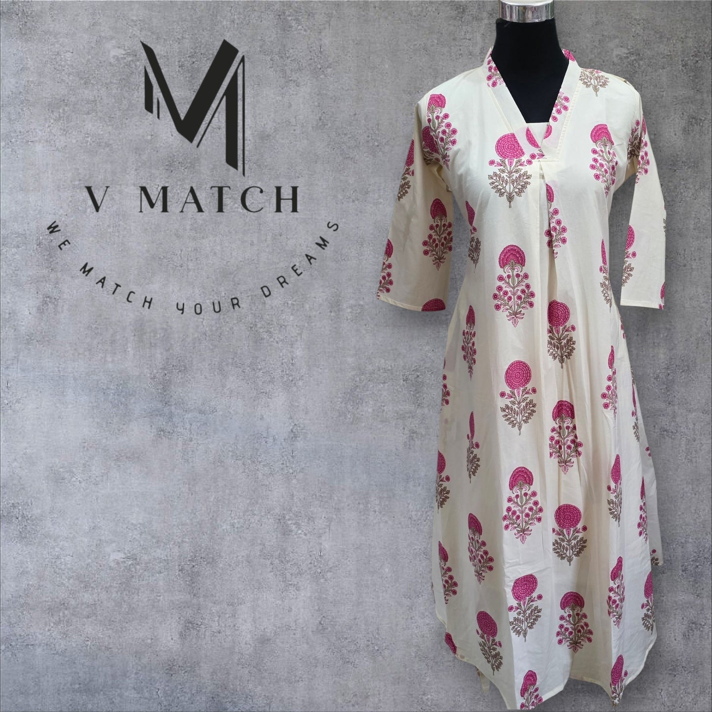 7926. Cotton Floral Co ord Set.