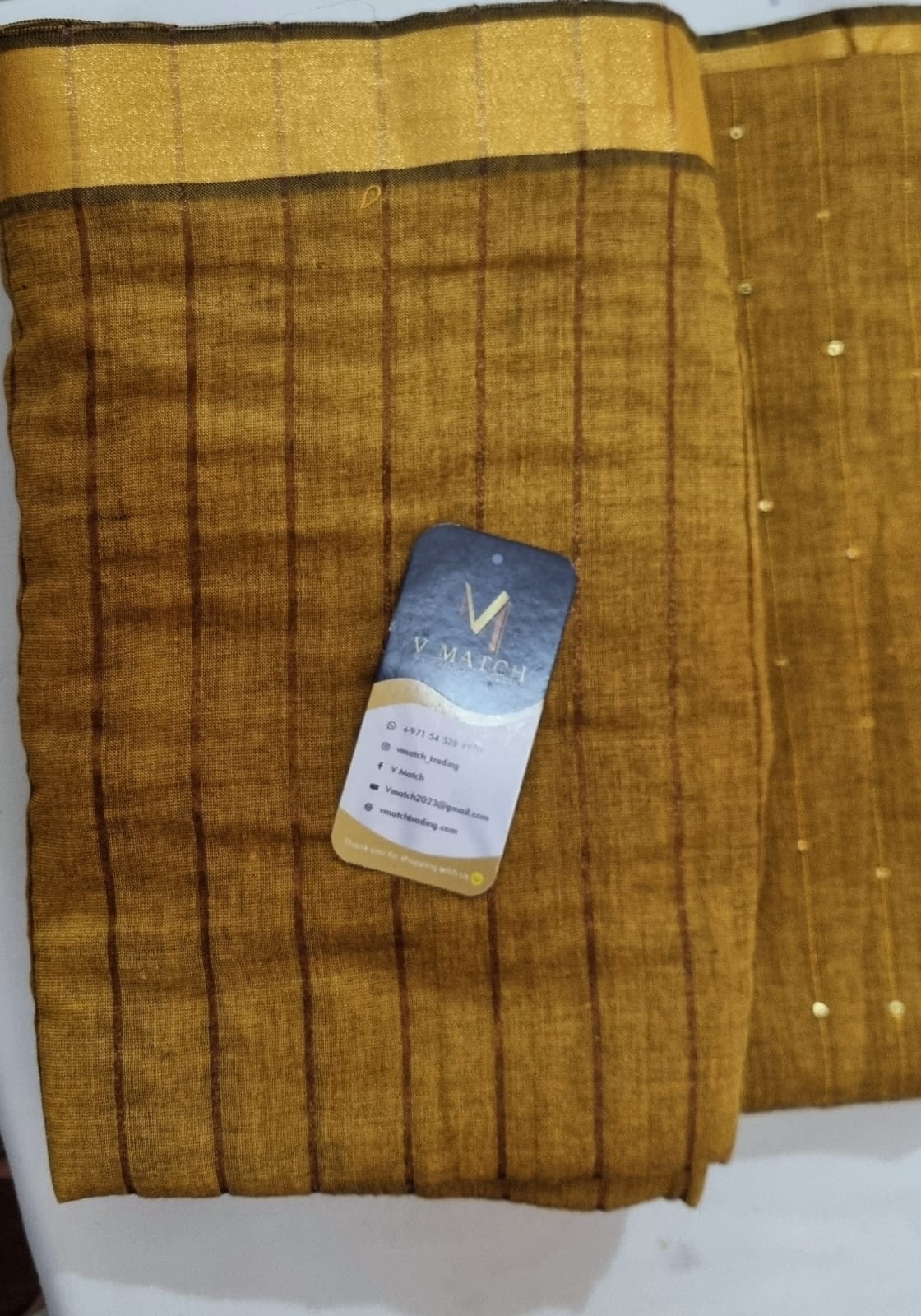 36SEP25. 120 Count Mulcotton Saree with BP.