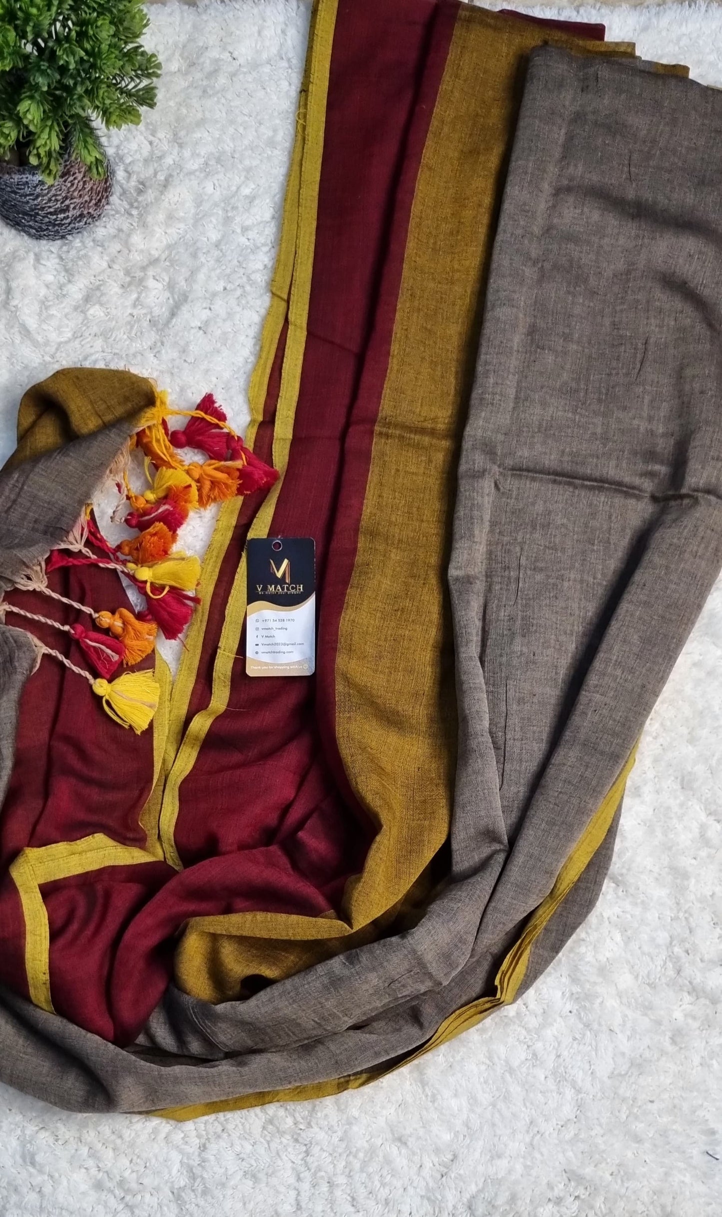 17NOV25. 100 COUNT MULCOTTON SAREE