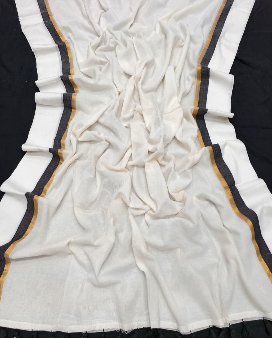 13NOV25.100 Count Mulcotton Saree.