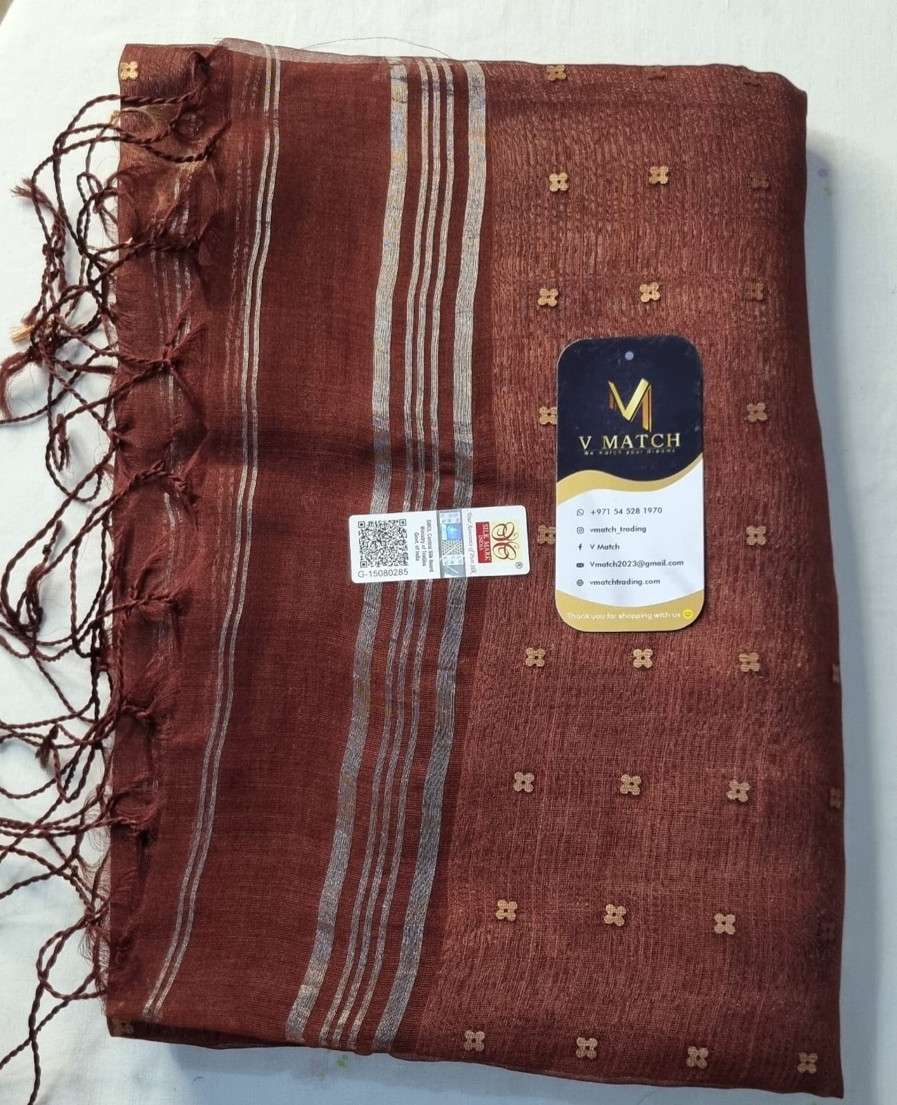 20SEP25.Pure Resham Muslin Silk Saree