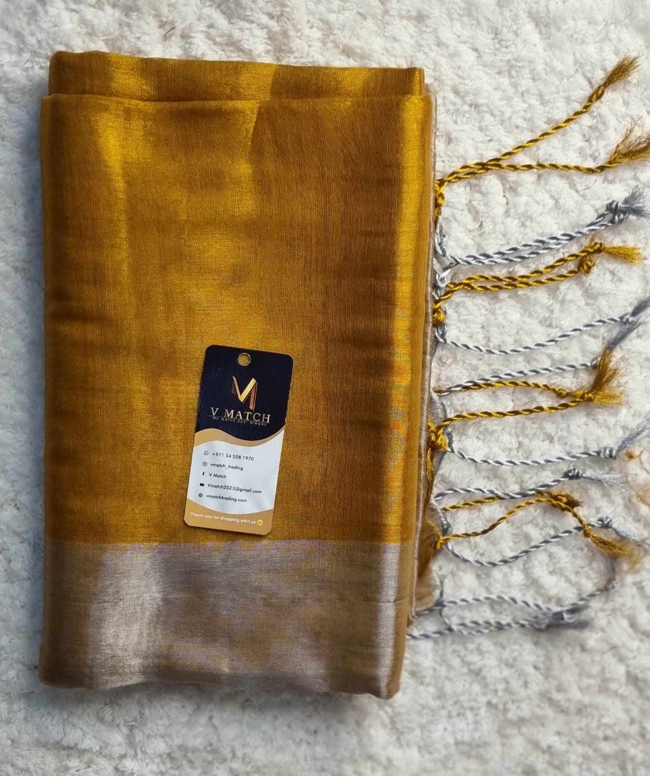 37NOV25. Raga Tissue Saree.