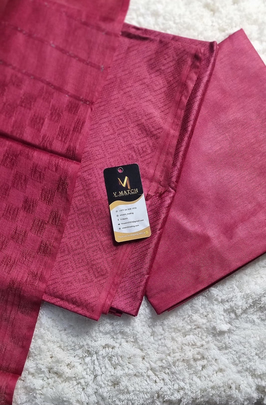 46SEP25.Semi Tussar UnStitched Salwar Material.