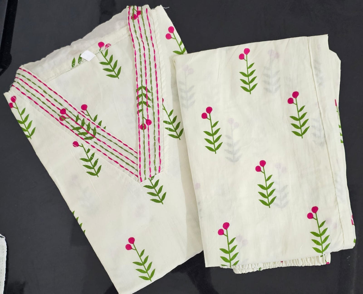 75626. Pink Blossom Co ord Set