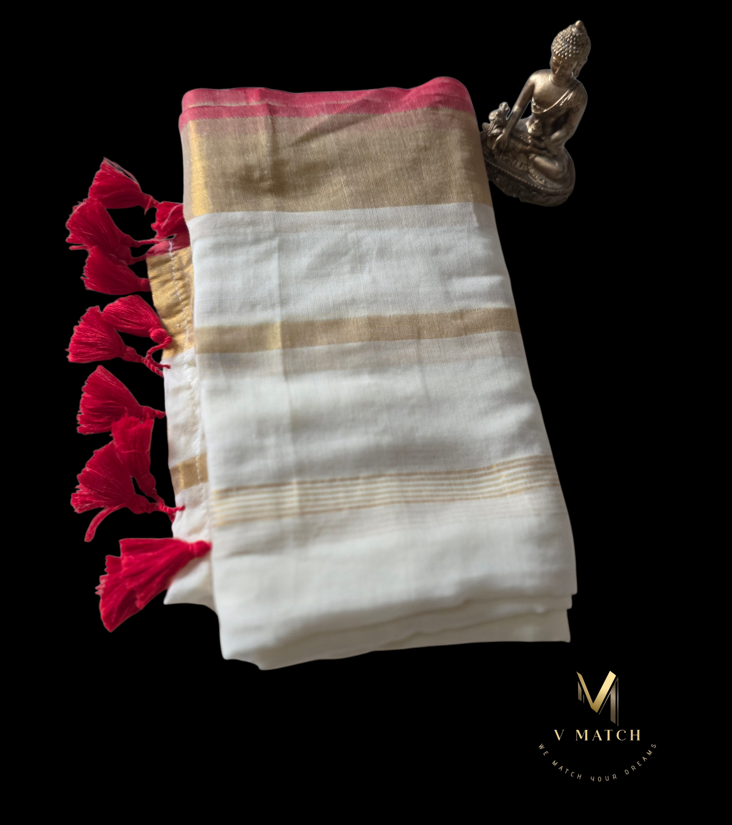 V1426. Mulcotton Saree.