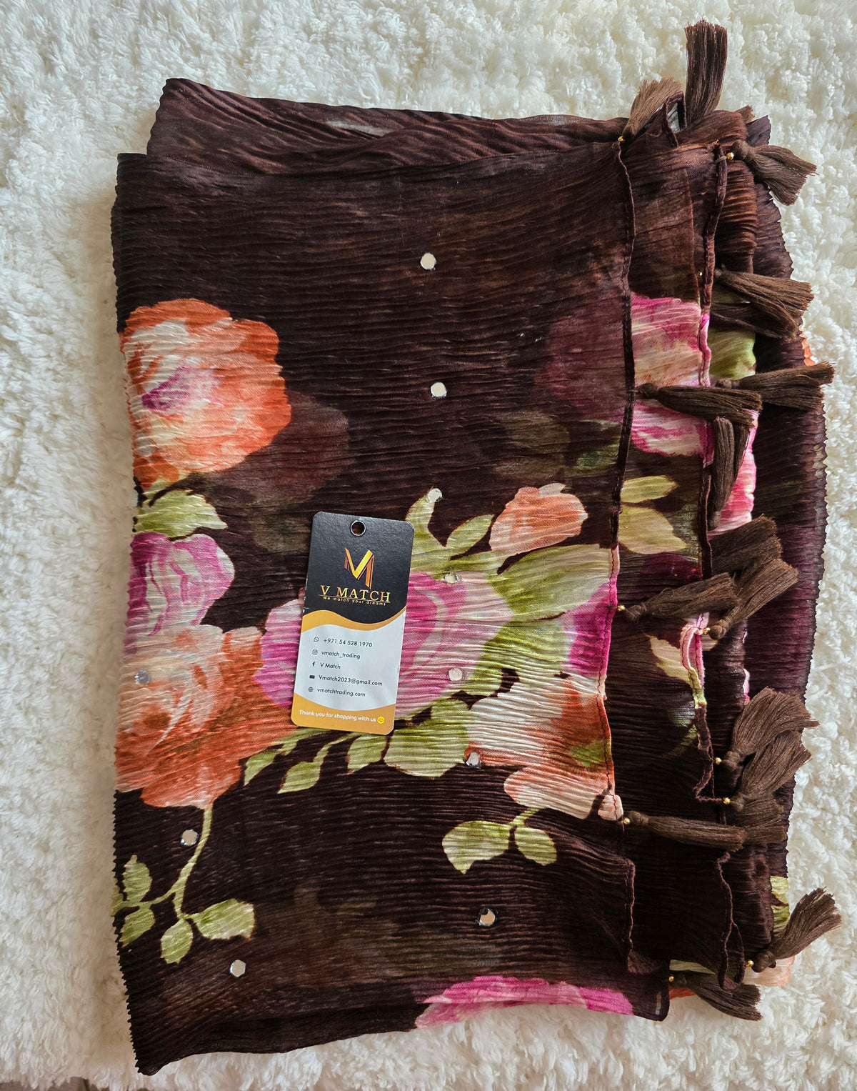 76426. Crushed Georgette Dupatta