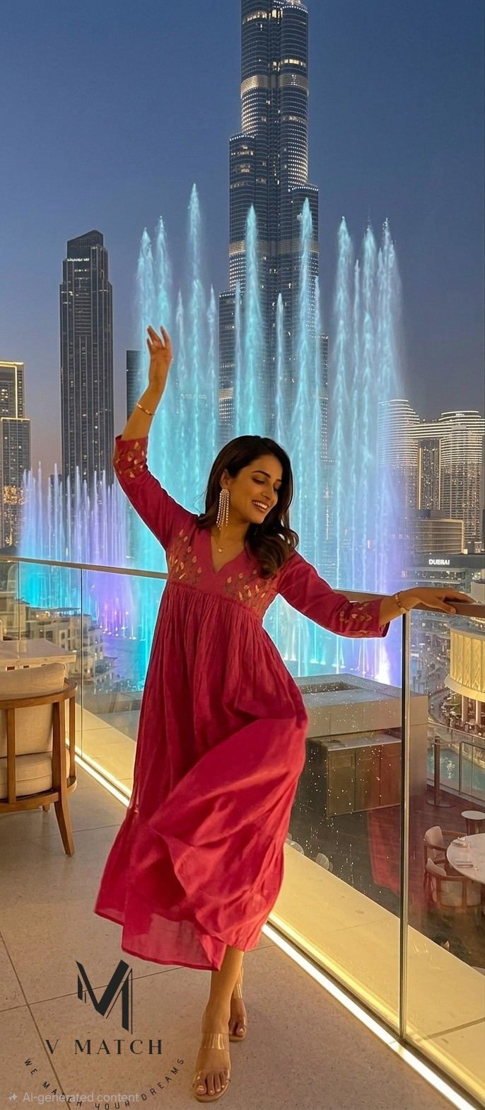 30226.Mul-Chanderi A-Line Top