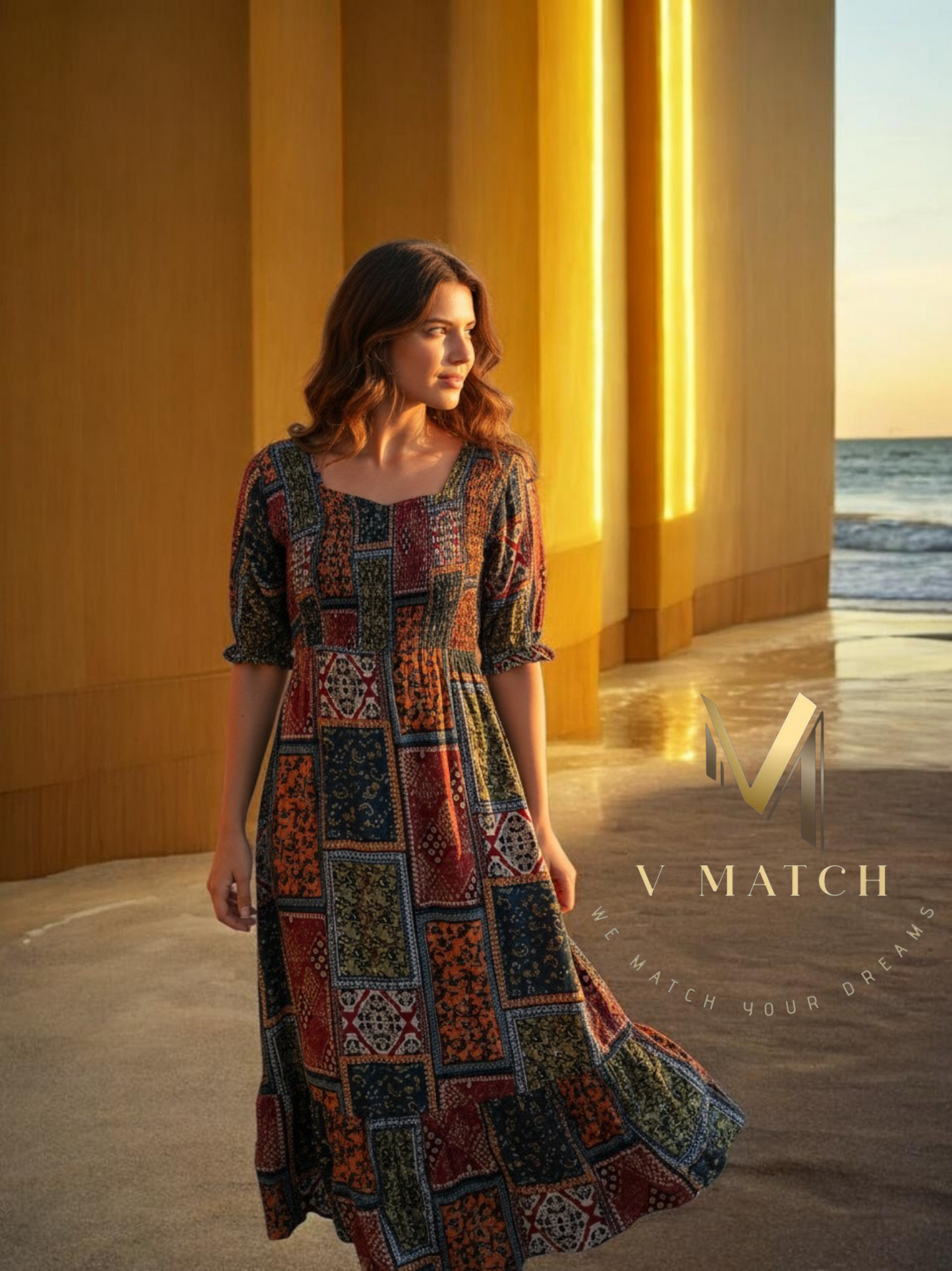 09226. Rayon Frock.