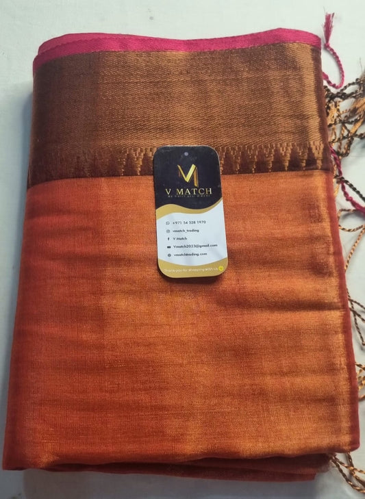 14SEP25. Bengal Tissue Saree.