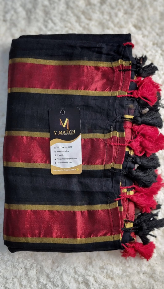 05NOV25.140Count Mulcotton Saree.