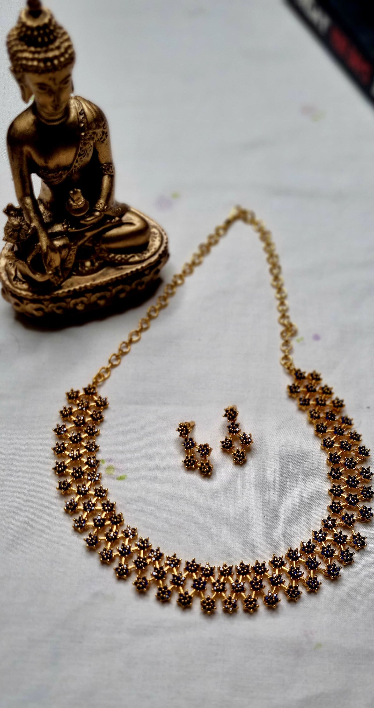 AC9SET. Ad Stone Necklace Set