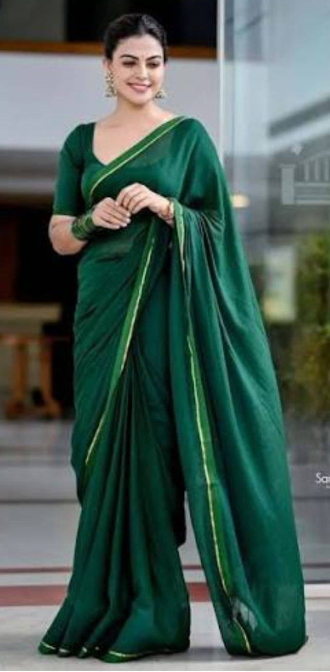06NOV25.Anusree Inspired 140 Count MulCotton Saree.