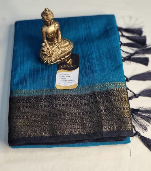 11SEP25. Semi Jute Silk Saree.