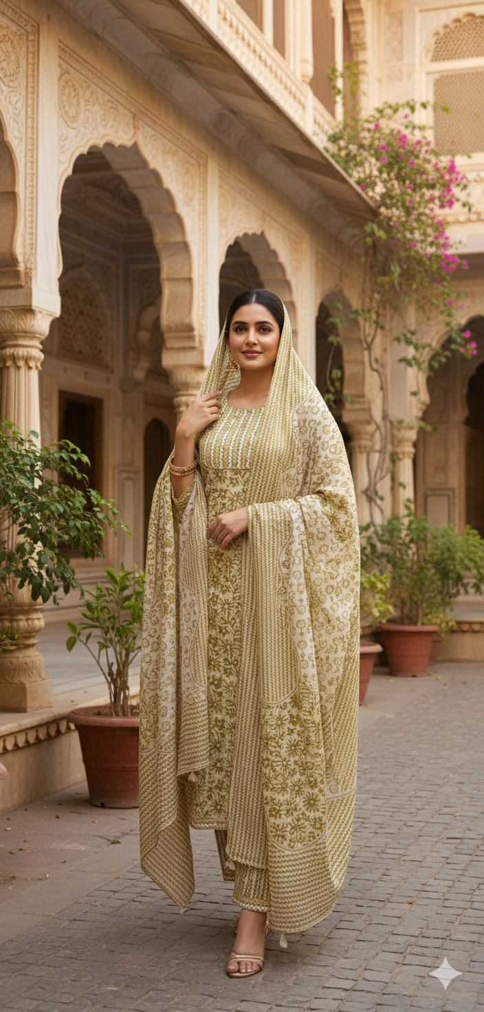 21226. Cotton 3 Piece Set.