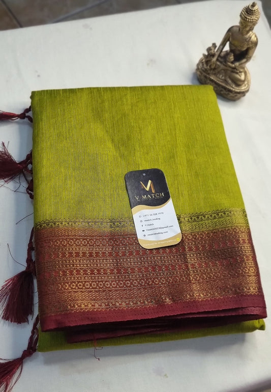 12SEP25. Semi Jute Silk Saree.